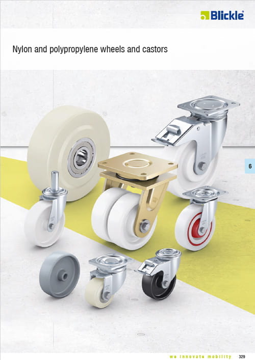 Chapter 6 Nylon and polypropylene wheels and castors